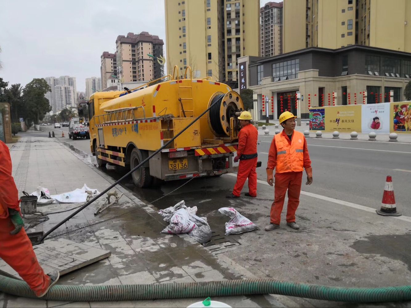 平果排污管道清淤-管道清洗